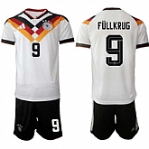 Men's Germany #9 FULLKRUG National Team FIFA x World Cup 2026 Home White On Field Jersey,baseball caps,new era cap wholesale,wholesale hats