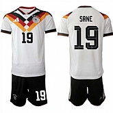Men's Germany #19 SANE National Team FIFA x World Cup 2026 Home White On Field Jersey,baseball caps,new era cap wholesale,wholesale hats