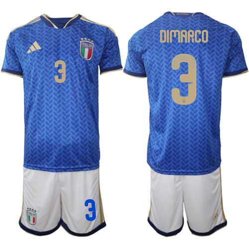 Men's Italy #3 DIMARCO National Team FIFA x World Cup 2026 Home Blue On Field Jerseys,We sell and wholesale Men's Italy #3 DIMARCO National Team FIFA x World Cup 2026 Home Blue On Field Jerseys on line form chian!