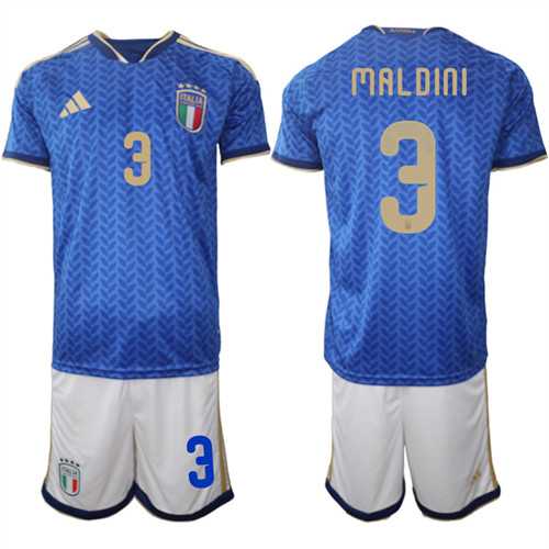 Men's Italy #3 MALDINI National Team FIFA x World Cup 2026 Home Blue On Field Jerseys,We sell and wholesale Men's Italy #3 MALDINI National Team FIFA x World Cup 2026 Home Blue On Field Jerseys on line form chian!