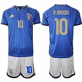 Men's Italy #10 R.BAGGIO National Team FIFA x World Cup 2026 Home Blue On Field Jerseys,baseball caps,new era cap wholesale,wholesale hats