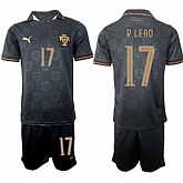 Men's Portugal #17 R.LEAO National Team FIFA x World Cup 2026 Away Gray On Eusebio special edition Jersey,baseball caps,new era cap wholesale,wholesale hats