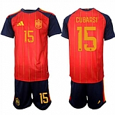 Men's Spain #15 CUMARSI National Team FIFA x World Cup 2026 Home Red On Field Jerseys,baseball caps,new era cap wholesale,wholesale hats