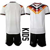 Youth Germany Blank National Team FIFA x World Cup 2026 Home White On Field Kids Jersey,baseball caps,new era cap wholesale,wholesale hats
