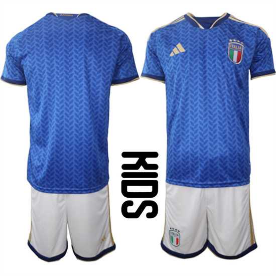 Youth Italy Blank National Team FIFA x World Cup 2026 Home Blue On Field Kids Jerseys,We sell and wholesale Youth Italy Blank National Team FIFA x World Cup 2026 Home Blue On Field Kids Jerseys on line form chian!