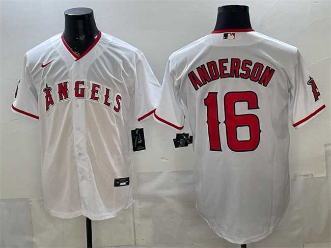 Men's Los Angeles Angels #16 Garret Anderson White Stitched Jersey,We sell and wholesale Men's Los Angeles Angels #16 Garret Anderson White Stitched Jersey on line form chian!