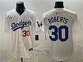 Men's Los Angeles Dodgers #30 Dave Roberts White 2026 Home Limited Stitched Jersey,baseball caps,new era cap wholesale,wholesale hats