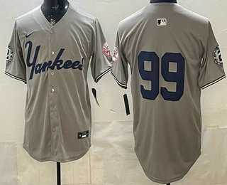 Men's New York Yankees #99 Aaron Judge Grey Without Name Limited Jersey,We sell and wholesale Men's New York Yankees #99 Aaron Judge Grey Without Name Limited Jersey on line form chian!