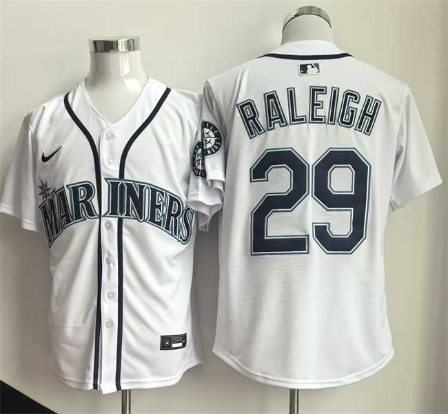 Men's Seattle Mariners #29 Cal Raleigh White Cool Base Stitched Jersey,We sell and wholesale Men's Seattle Mariners #29 Cal Raleigh White Cool Base Stitched Jersey on line form chian!