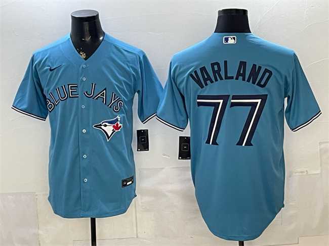 Men's Toronto Blue Jays #77 Louis Varland Blue Stitched Jersey,We sell and wholesale Men's Toronto Blue Jays #77 Louis Varland Blue Stitched Jersey on line form chian!
