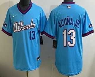 Youth Atlanta Braves #13 Ronald Acuna Jr Light Blue 2026 City Connect Stadium Jersey,We sell and wholesale Youth Atlanta Braves #13 Ronald Acuna Jr Light Blue 2026 City Connect Stadium Jersey on line form chian!