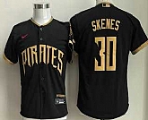 Youth Pittsburgh Pirates #30 Paul Skenes Black 2026 City Connect Stadium Jersey,baseball caps,new era cap wholesale,wholesale hats
