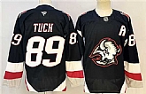 Men's Buffalo Sabres #89 Alex Tuch Black 2024-25 With A Patch Alternate Stitched Hockey Jersey,baseball caps,new era cap wholesale,wholesale hats