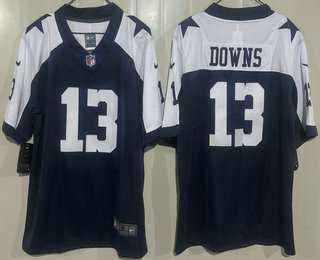 Men's Dallas Cowboys #13 Caleb Downs Limited Navy Alternate Vapor Jersey,We sell and wholesale Men's Dallas Cowboys #13 Caleb Downs Limited Navy Alternate Vapor Jersey on line form chian!