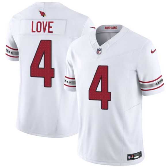 Men's Arizona Cardinals #4 Jeremiyah Love White 2026 Draft F.U.S.E. Vapor Untouchable Limited Stitched Jersey,We sell and wholesale Men's Arizona Cardinals #4 Jeremiyah Love White 2026 Draft F.U.S.E. Vapor Untouchable Limited Stitched Jersey on line form chian!