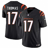 Men's Cincinnati Bengals #17 Noah Thomas Black 2026 Draft F.U.S.E. Vapor Untouchable Limited Stitched Jersey,baseball caps,new era cap wholesale,wholesale hats