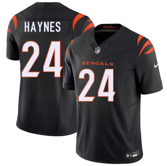 Men's Cincinnati Bengals #24 Jamal Haynes Black 2026 Draft F.U.S.E. Vapor Untouchable Limited Stitched Jersey,We sell and wholesale Men's Cincinnati Bengals #24 Jamal Haynes Black 2026 Draft F.U.S.E. Vapor Untouchable Limited Stitched Jersey on line form chian!