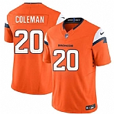 Men's Denver Broncos #20 Jonah Coleman Orange 2026 Draft F.U.S.E. Vapor Limited Stitched Jersey,baseball caps,new era cap wholesale,wholesale hats
