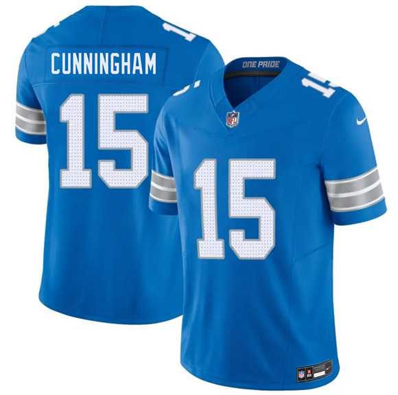 Men's Detroit Lions #15 Malik Cunningham Blue 2026 F.U.S.E. Vapor Limited Stitched Jersey,We sell and wholesale Men's Detroit Lions #15 Malik Cunningham Blue 2026 F.U.S.E. Vapor Limited Stitched Jersey on line form chian!