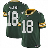 Men's Green Bay Packers #18 Kyle McCord Green 2026 Vapor Untouchable Limited Stitched Jersey,baseball caps,new era cap wholesale,wholesale hats