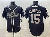 Men's Las Vegas Raiders #15 Fernando Mendoza Black Cool Base Stitched Baseball Jersey,baseball caps,new era cap wholesale,wholesale hats