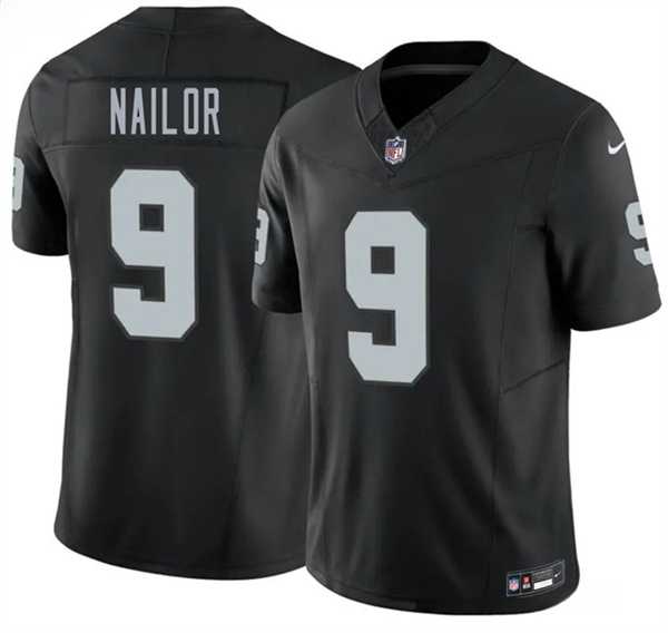 Men's Las Vegas Raiders #9 Jalen Nailor Black 2026 F.U.S.E. Vapor Untouchable Limited Stitched Jersey,We sell and wholesale Men's Las Vegas Raiders #9 Jalen Nailor Black 2026 F.U.S.E. Vapor Untouchable Limited Stitched Jersey on line form chian!