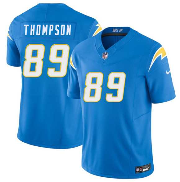 Men's Los Angeles Chargers #89 Brenen Thompson Blue 2026 F.U.S.E. Vapor Limited Stitched Jersey,We sell and wholesale Men's Los Angeles Chargers #89 Brenen Thompson Blue 2026 F.U.S.E. Vapor Limited Stitched Jersey on line form chian!