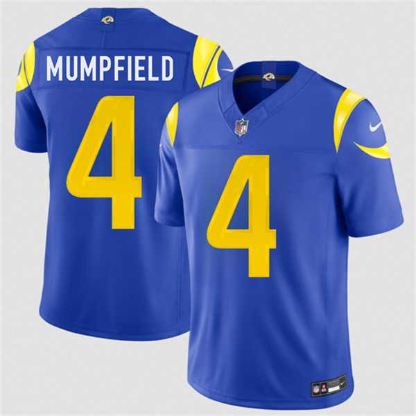 Men's Los Angeles Rams #4 Konata Mumpfield Royal 2026 F.U.S.E. Vapor Limited Stitched Jersey,We sell and wholesale Men's Los Angeles Rams #4 Konata Mumpfield Royal 2026 F.U.S.E. Vapor Limited Stitched Jersey on line form chian!