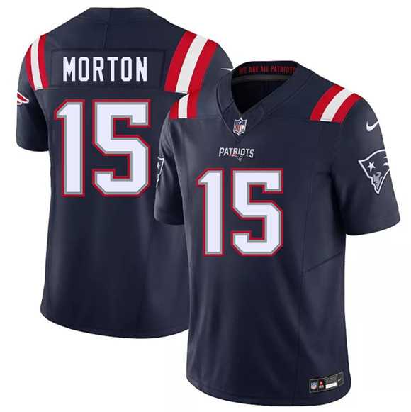 Men's New England Patriots #15 Behren Morton Navy 2026 Draft F.U.S.E. Vapor Limited Stitched Jersey,We sell and wholesale Men's New England Patriots #15 Behren Morton Navy 2026 Draft F.U.S.E. Vapor Limited Stitched Jersey on line form chian!