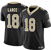 Men's New Orleans Saints #18 Bryce Lance Black 2026 F.U.S.E Vapor Limited Stitched Jersey,baseball caps,new era cap wholesale,wholesale hats