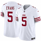 Men's San Francisco 49ers #5 Mike Evans White 2026 F.U.S.E. Vapor Untouchable Limited Stitched Jersey,baseball caps,new era cap wholesale,wholesale hats