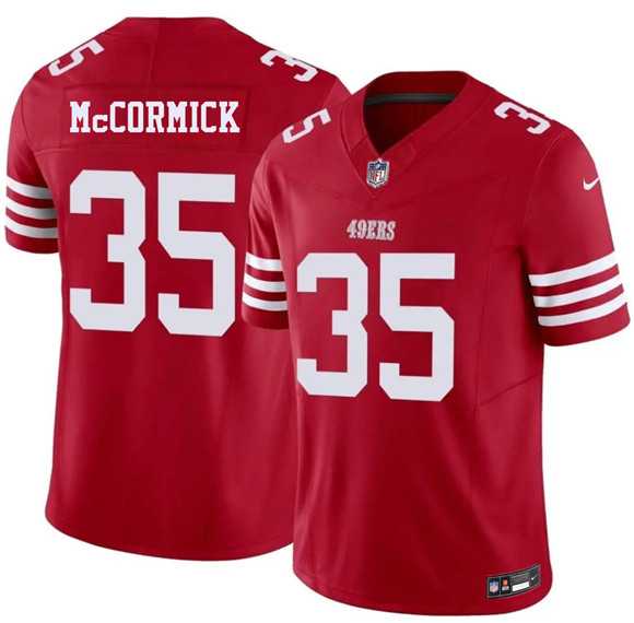 Men's San Francisco 49ers #35 Sincere McCormick Red 2026 F.U.S.E. Vapor Untouchable Limited Stitched Jersey,We sell and wholesale Men's San Francisco 49ers #35 Sincere McCormick Red 2026 F.U.S.E. Vapor Untouchable Limited Stitched Jersey on line form chian!