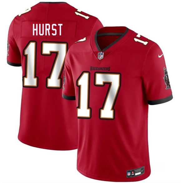 Men's Tampa Bay Buccaneers #17 Ted Hurst Red 2026 Draft Vapor Limited Stitched Jersey,We sell and wholesale Men's Tampa Bay Buccaneers #17 Ted Hurst Red 2026 Draft Vapor Limited Stitched Jersey on line form chian!