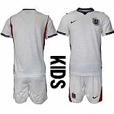 Youth England 2026 White Home Soccer Jersey Suit,baseball caps,new era cap wholesale,wholesale hats