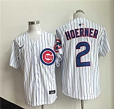 Men's Chicago Cubs #2 Alex Bregman White Cool Base Stitched Jersey,baseball caps,new era cap wholesale,wholesale hats
