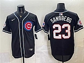 Men's Chicago Cubs #23 Ryne Sandberg 150th Anniversary Black Out Style Vapor Premier Limited Stitched Jersey,baseball caps,new era cap wholesale,wholesale hats