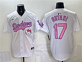 Men's Los Angeles Dodgers #17 Shohei Ohtani White 2025 Hello Kitty Vapor Limited Stitched Jersey Dzhi,baseball caps,new era cap wholesale,wholesale hats