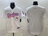 Men's Los Angeles Dodgers Blank White Hello Kitty Night Stitched Jersey Dzhi,baseball caps,new era cap wholesale,wholesale hats