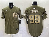 Men's New York Yankees #99 Aaron Judge Olive 2026 Armed Forces Day Stitched Jersey Dzhi,baseball caps,new era cap wholesale,wholesale hats