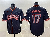Men's San Francisco Giants #17 Heliot Ramos Black 2026 Alternate Stadium Stitched Jersey Dzhi,baseball caps,new era cap wholesale,wholesale hats
