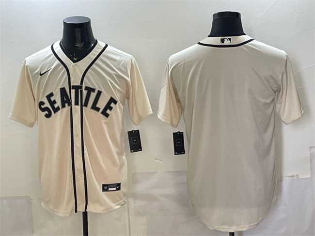 Men's Seattle Mariners Blank Cream Alternate Stitched Jersey,We sell and wholesale Men's Seattle Mariners Blank Cream Alternate Stitched Jersey on line form chian!