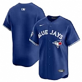 Men's Toronto Blue Jays Blank Royal 50 Seasons Patch Stitched Jersey,baseball caps,new era cap wholesale,wholesale hats