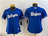 Women's Los Angeles Dodgers Team Big Logo Royal Alternate Stadium Stitched Jersey Dzhi,baseball caps,new era cap wholesale,wholesale hats