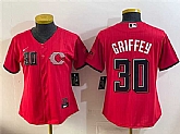 Youth Cincinnati Reds #30 Ken Griffey Jr. Red 2026 City Connect Stadium Stitched Jersey,baseball caps,new era cap wholesale,wholesale hats