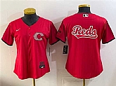Youth Cincinnati Reds Team Big Logo Red 2026 City Connect Stadium Stitched Jersey Dzhi,baseball caps,new era cap wholesale,wholesale hats