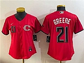 Youth Cincinnati Reds #21 Hunter Greene Red 2026 City Connect Stadium Stitched Jersey,baseball caps,new era cap wholesale,wholesale hats