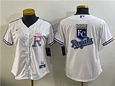 Youth Kansas City Royals Team Big Logo White 2026 City Connect Stadium Stitched Jerseys Dzhi,baseball caps,new era cap wholesale,wholesale hats