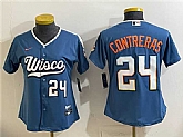 Youth Milwaukee Brewers #24 William Contreras Mineral Blue 2026 City Connect Stadium Stitched Jersey,baseball caps,new era cap wholesale,wholesale hats