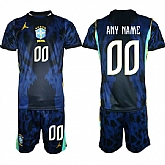 Men's Brazil national football team Custom Navy 2026 Away Soccer Jersey Suit,baseball caps,new era cap wholesale,wholesale hats