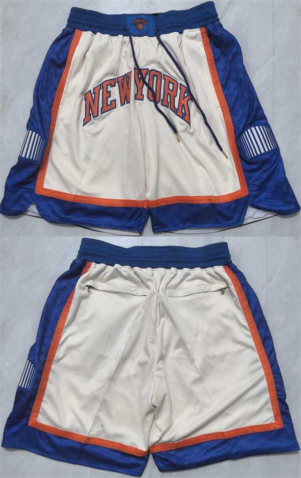 Men's New Yok Knicks Cream 2026 Shorts (Run Small),We sell and wholesale Men's New Yok Knicks Cream 2026 Shorts (Run Small) on line form chian!